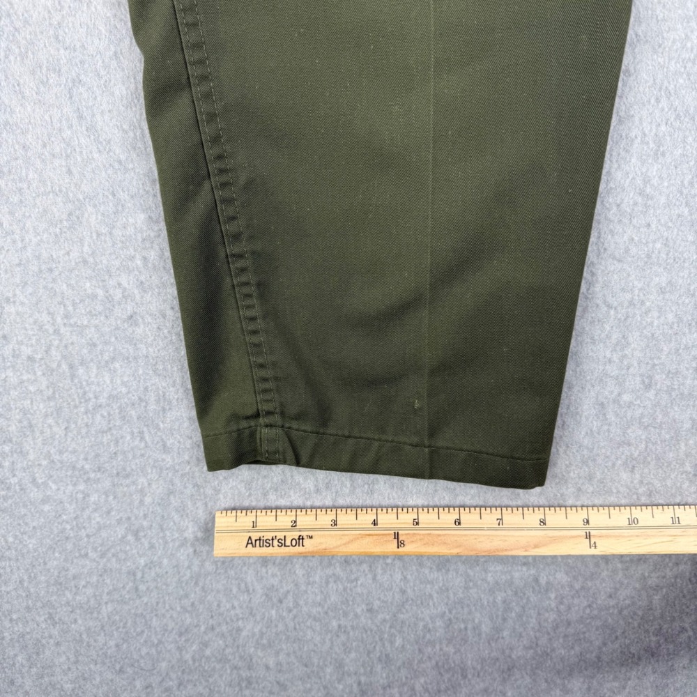 Vintage US Military Pants Fits Mens 36x30 Green OG 507 Ideal Zip Utility 80s - Picture 14 of 15